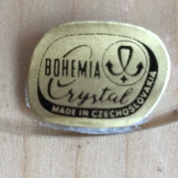 BOHEMIA CRYSTAL VTG  Glass Made in Czechoslovakia - Picture 4 of 6